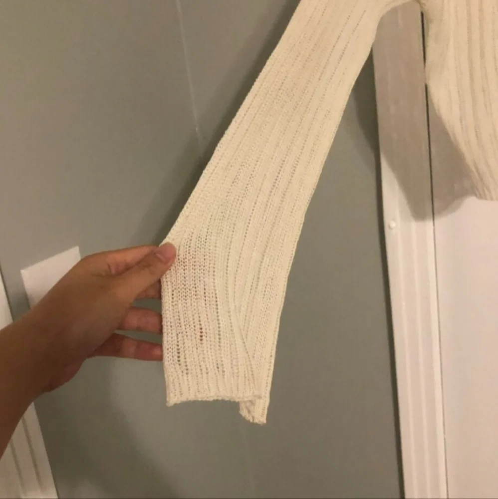 Superdown Ribbed Texture Lightweight Sweater XS - Picture 3 of 4